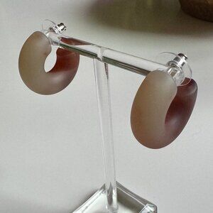 Acrylic Chunky Hoops